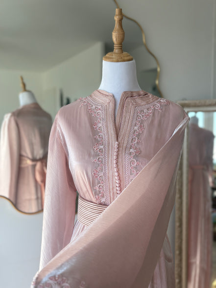 Takchita Organza Premium - Rosé