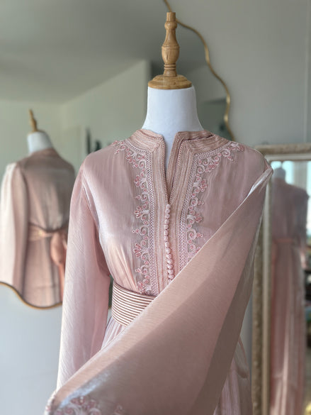 Takchita Organza Premium - Rosé