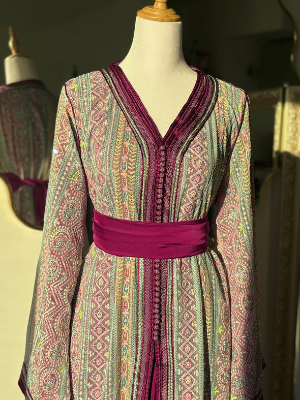 Takchita Sari prestige - Pourpre