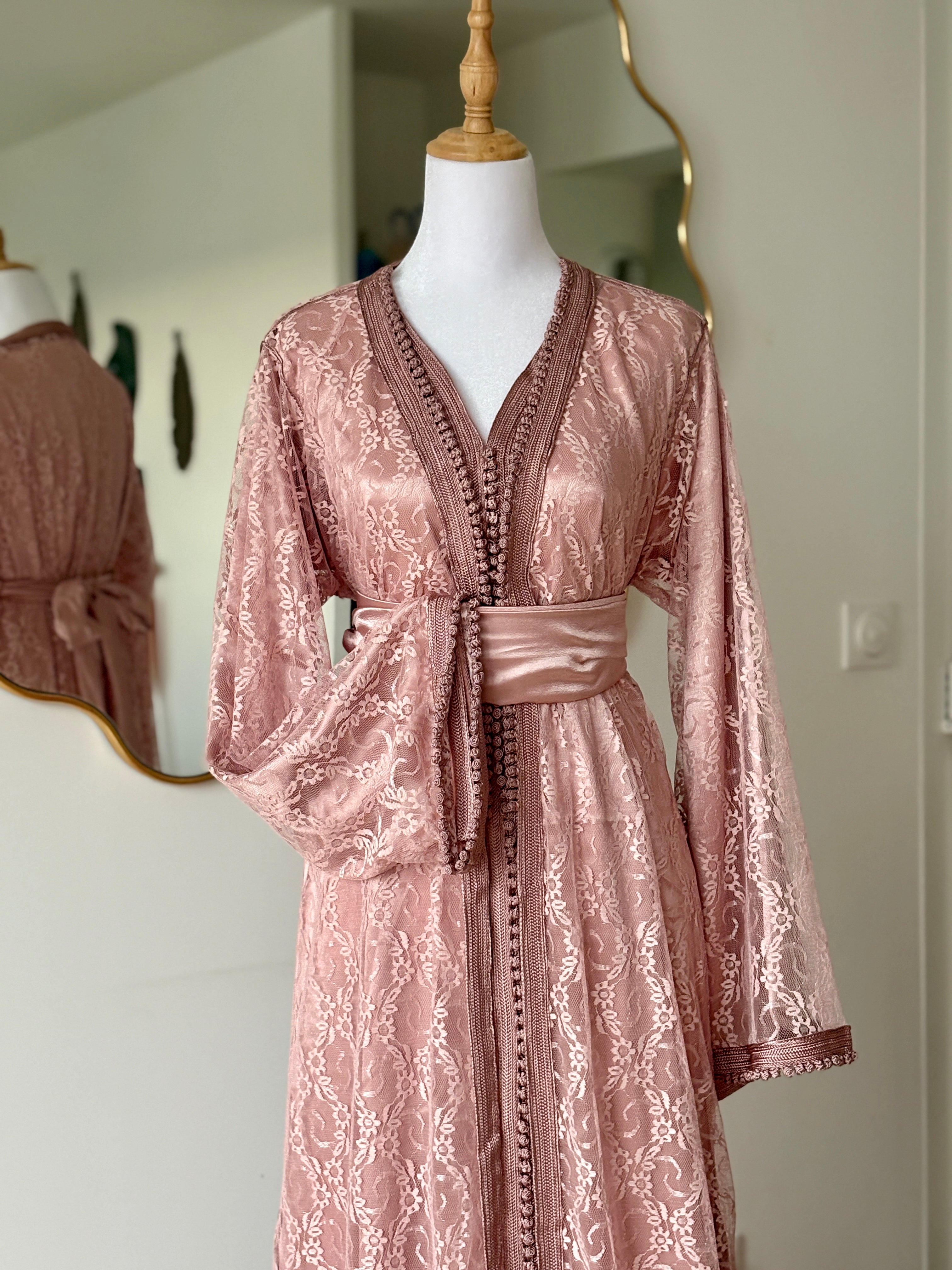 Takchita dentelle - Rosé