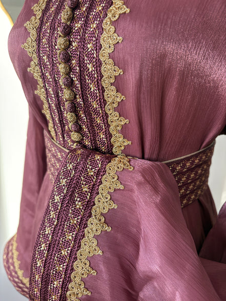Takchita Organza Goldy - Rosé