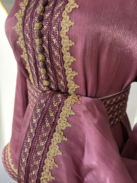 Takchita Organza Goldy - Rosé